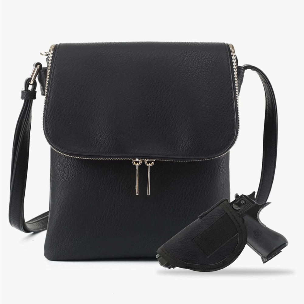 JESSIE & JAMES Concealed Carry Crossbody Bag with Lock and Key